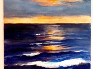 Kunstwerk "Sonnenuntergang"