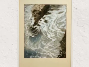 Kunstwerk "Fels in der Brandung"