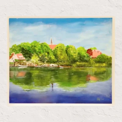 Kunstwerk "Frühling auf dem Holm"