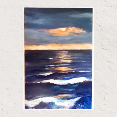 Kunstwerk "Sonnen&shy;untergang"